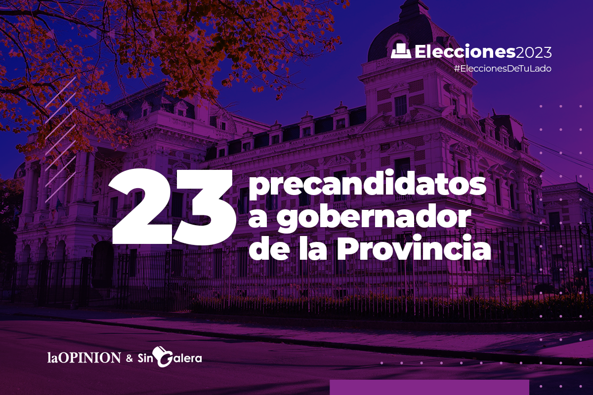 Elecciones Paso 2023 quiénes son los 23 precandidatos a gobernador