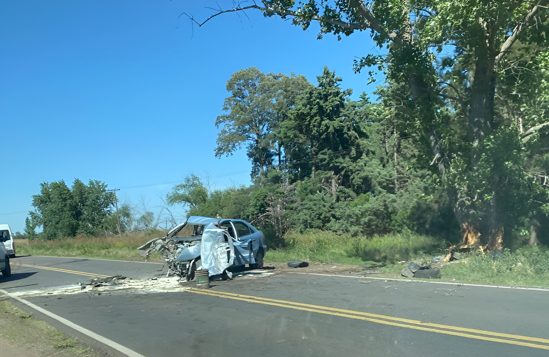 Falleci Daniel Sarradell El Conductor Del Auto Que Tras Despistar Dio