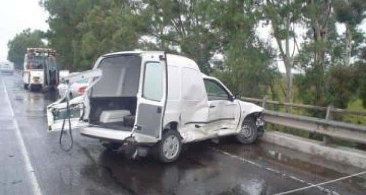 Fatal accidente en la autopista