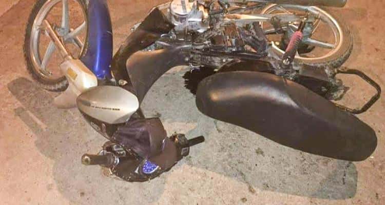 Otro accidente entre dos  motos en 11  de Septiembre  y Alvarado