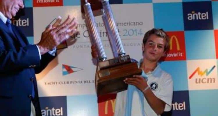Dante Cittadini disputará el mundial de optimist