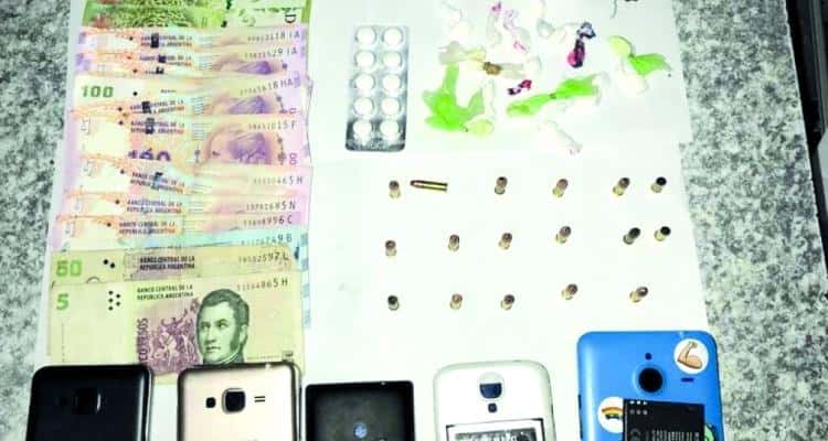 Otros tres “kioscos de drogas” desbaratados en el Hermano Indio