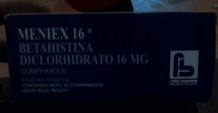 Ricardo necesita Betahistina Diclorhidrato de 16 mg