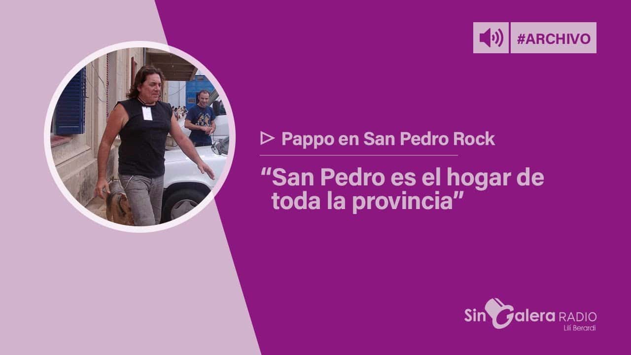 29 años de La Opinión – Pappo en San Pedro Rock: “San Pedro es el hogar de toda la provincia”