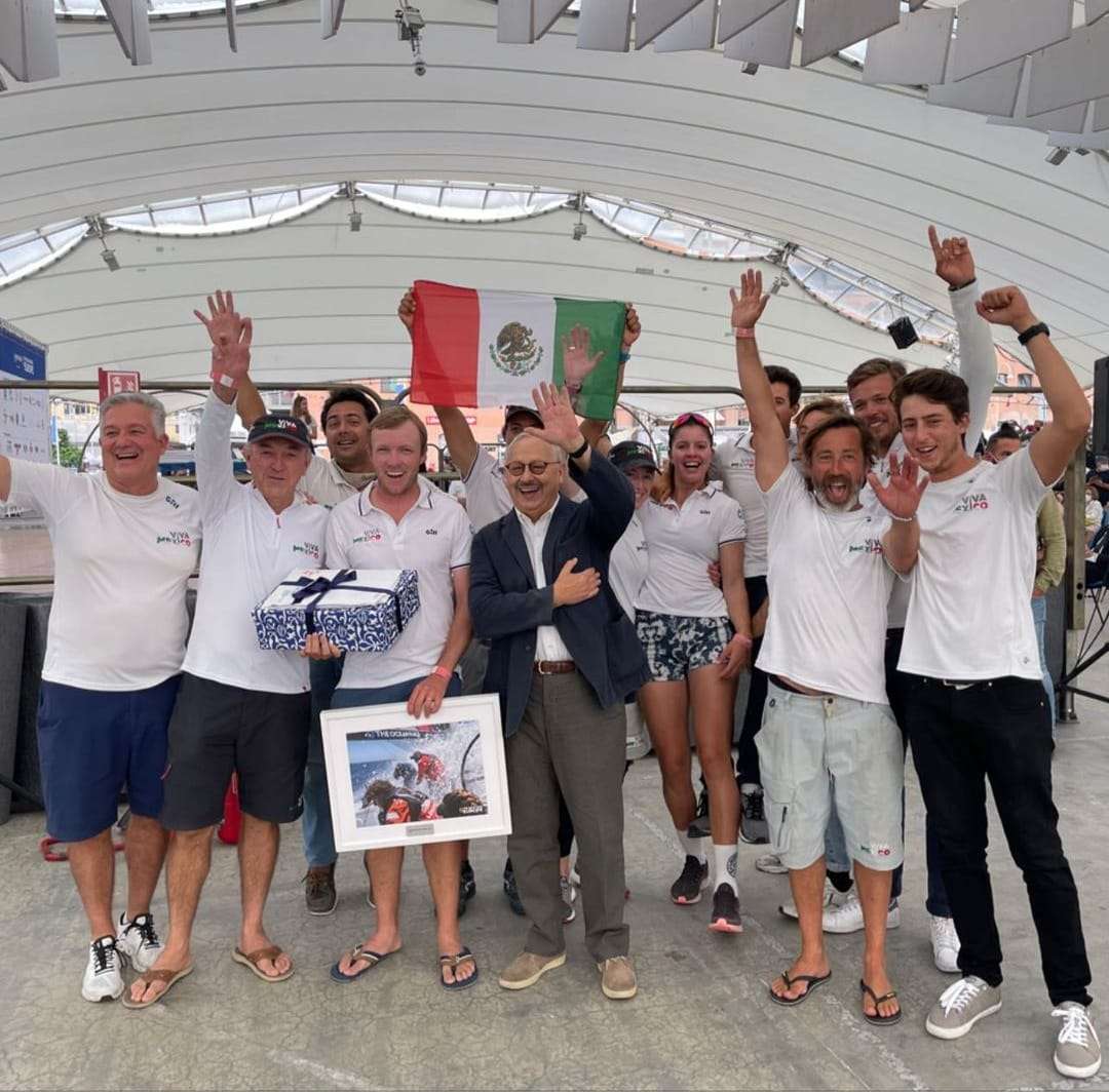 Concluyó la Ocean Race Europe en Génova: el Viva México, con Eugenia Bosco, llegó tercero en la última regata