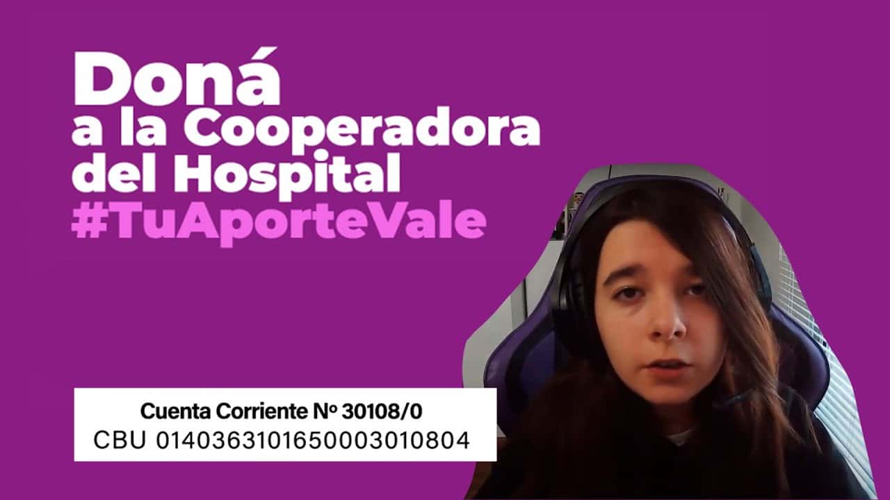 Colaborá con la Cooperadora del Hospital: Juanita Reportera te explica cómo