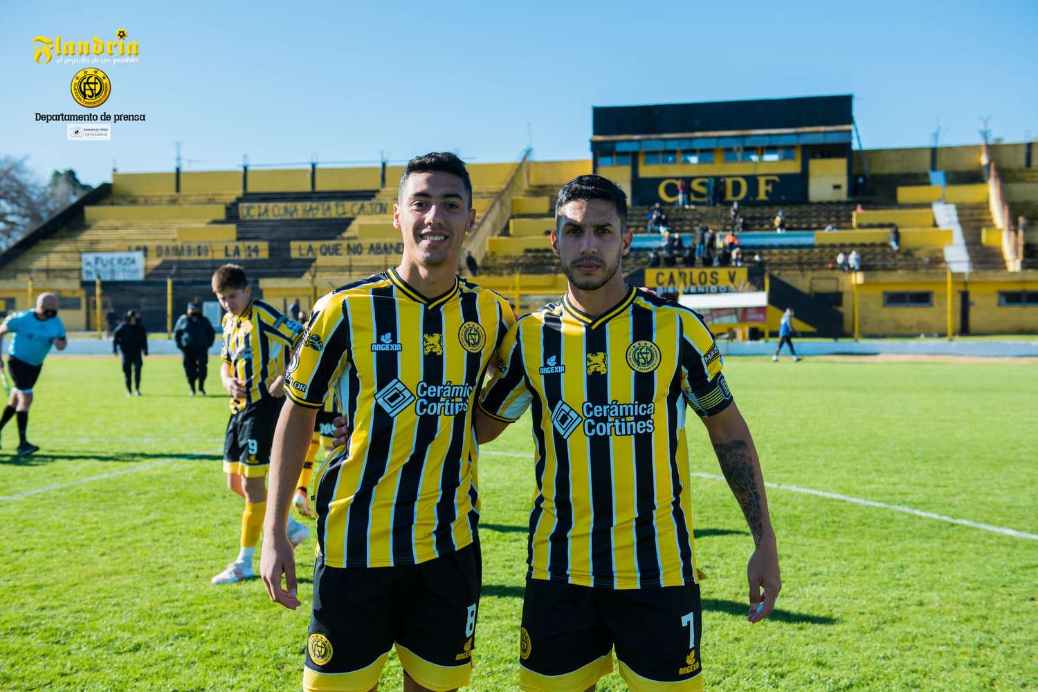 B Metropolitana: Francisco Nouet se despidió de Flandria con un gol y su hermano de capitán