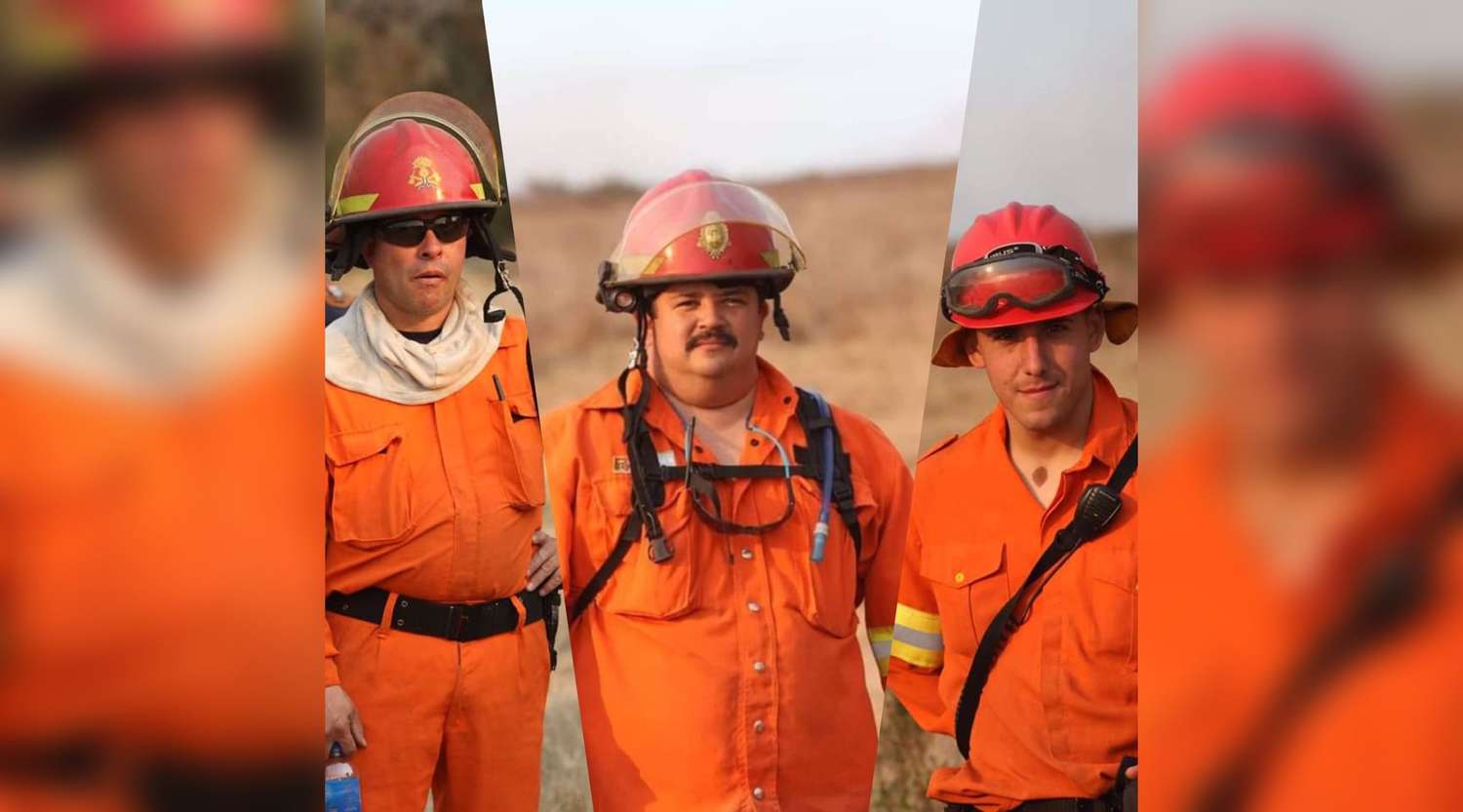 Tres bomberos sampedrinos se convirtieron en combatientes de incendios forestales