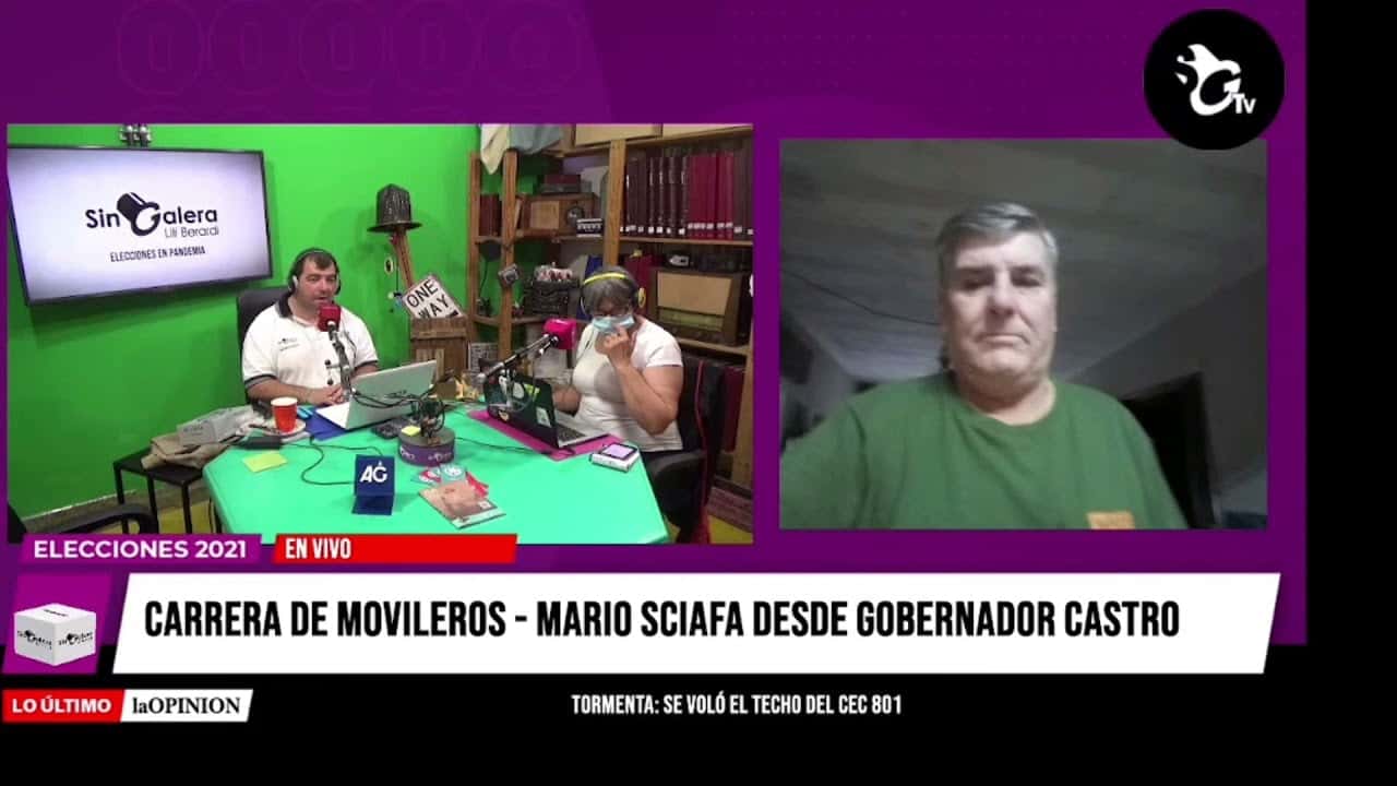 Carrera de Movileros: Mario Sciafa desde Gobernador Castro