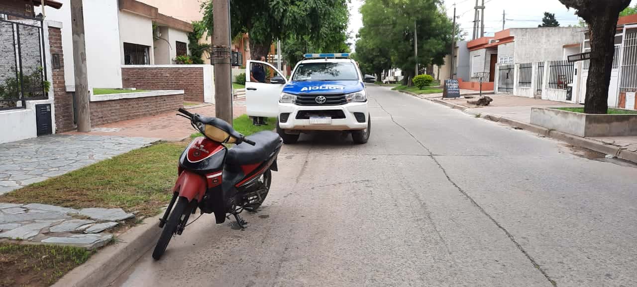 Perro atacó una moto en San Martín al 1400: un nene trasladado al Hospital