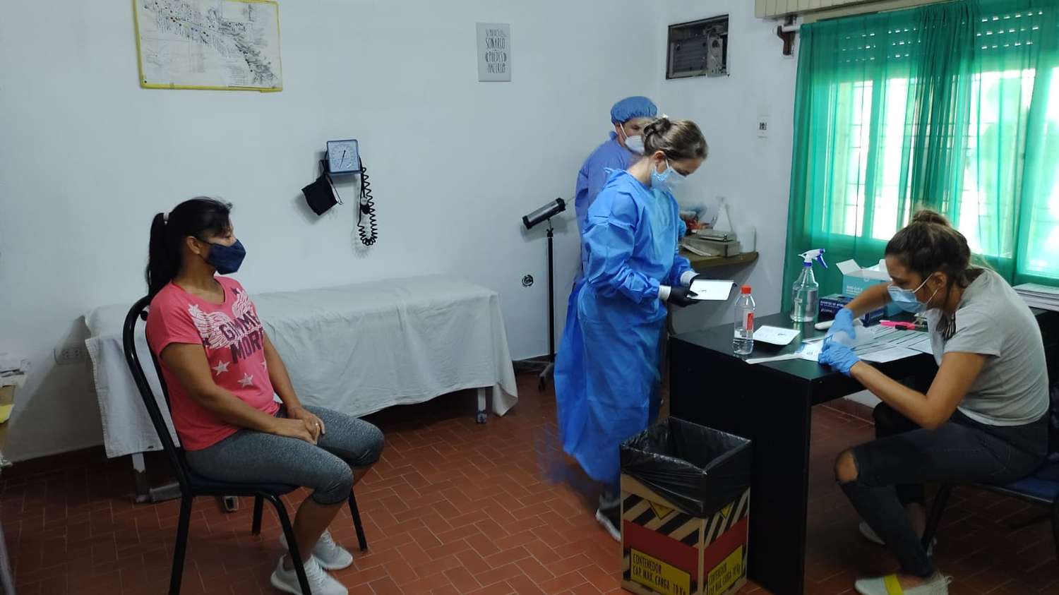Coronavirus: tres test positivos y cuatro contagios por contacto estrecho en operativo en La Tosquera