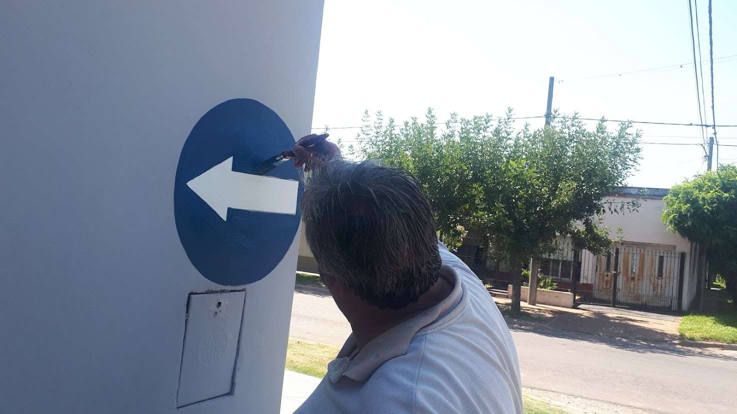Raúl Manchone recordó la señalización de las calles en el año 1979, cuando era alumno de la escuela Industrial