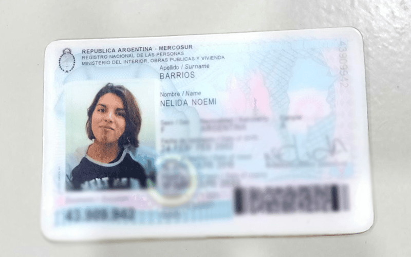 DNI encontrado: Nélida Barrios