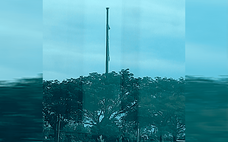Viento: “La bandera se rompió”, avisó #786