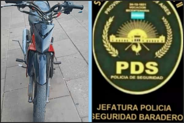Baradero: delincuente sampedrino robó una moto y huyó de la policía