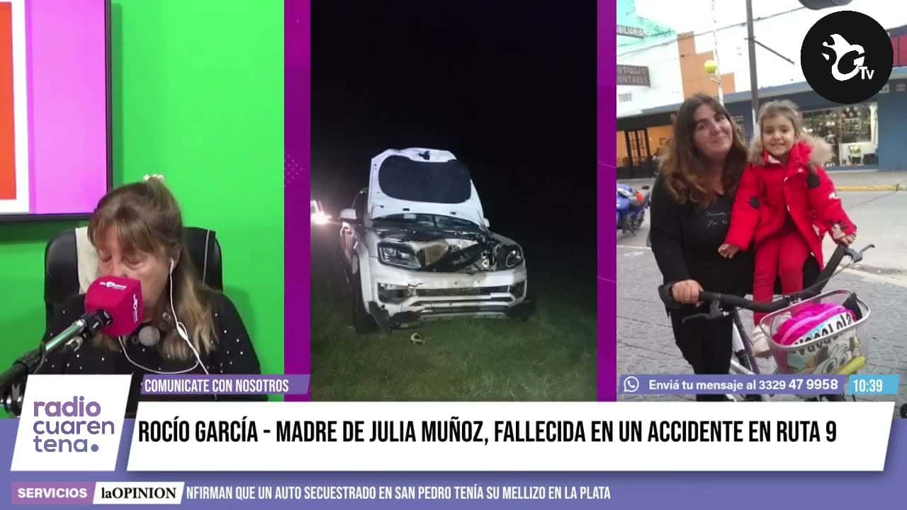 Madre de Julia Muñoz, la mujer que falleció al ser embestida por una camioneta en ruta 9: “Quiero saber cómo fue”