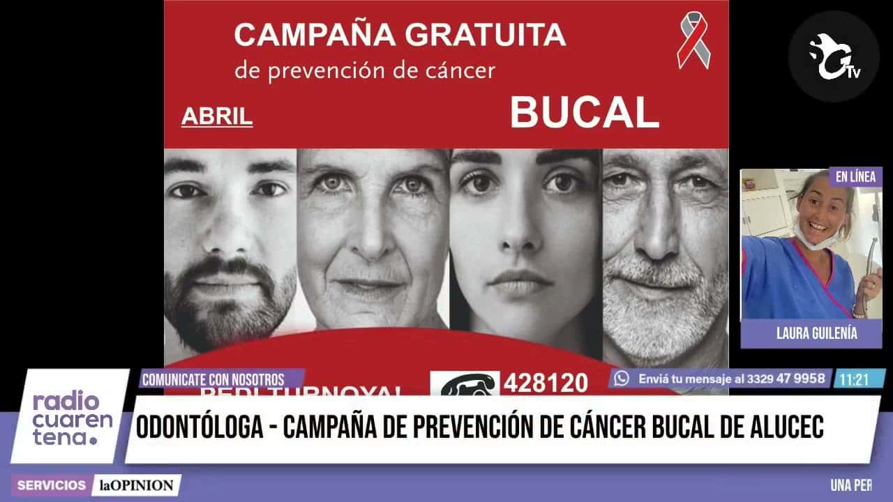 Comienza la campaña gratuita de prevención del cáncer bucal: “Es más frecuente de lo que pensamos”