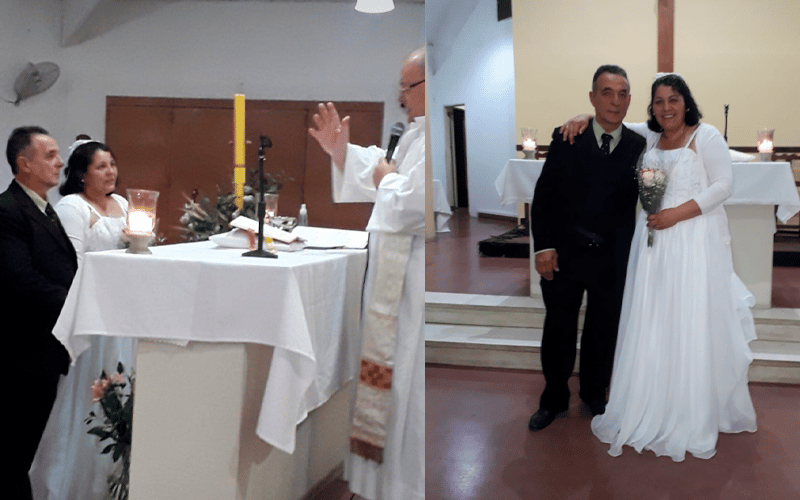 ¡Jorge Roja y Ángela Ibarrola se casaron!