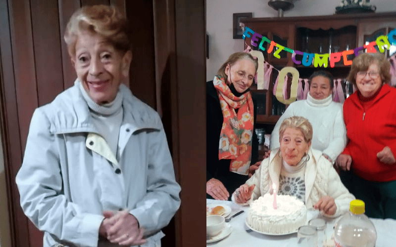 Teresa Ligorria de Cao cumplió 90 años
