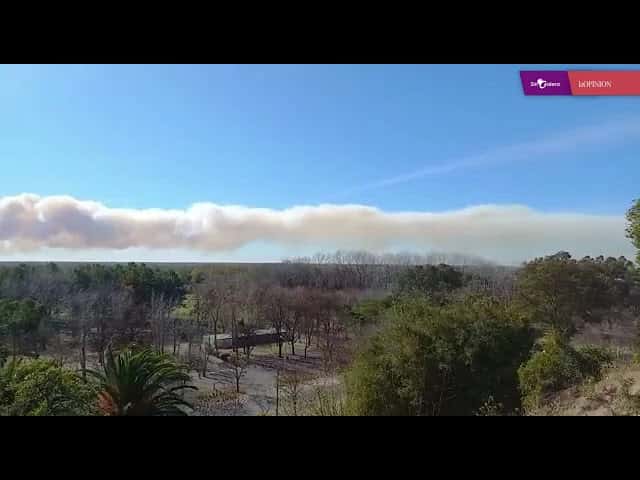 Incendio en islas: registran nuevos focos frente a las costas de San Pedro