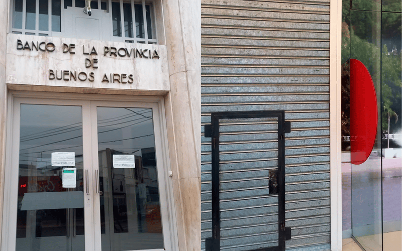San Pedro Ciudad: bancos cerrados