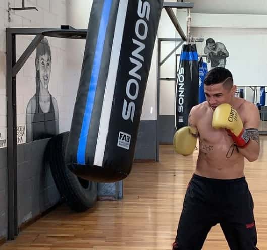 Boxeo: Laureano Ubiedo Sciuto entrena para el combate en Paraná