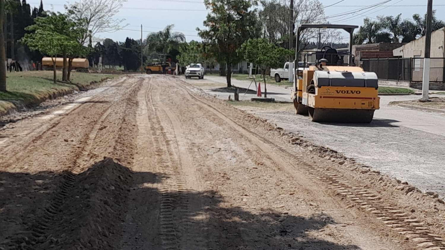 Comenzó la pavimentación en Río Tala, tras la redeterminación del presupuesto de la obra