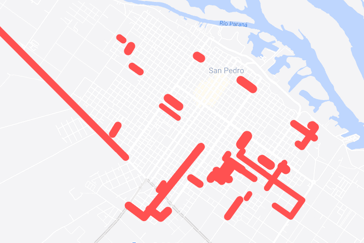 Pavimento: el mapa de las calles que los vecinos propusieron