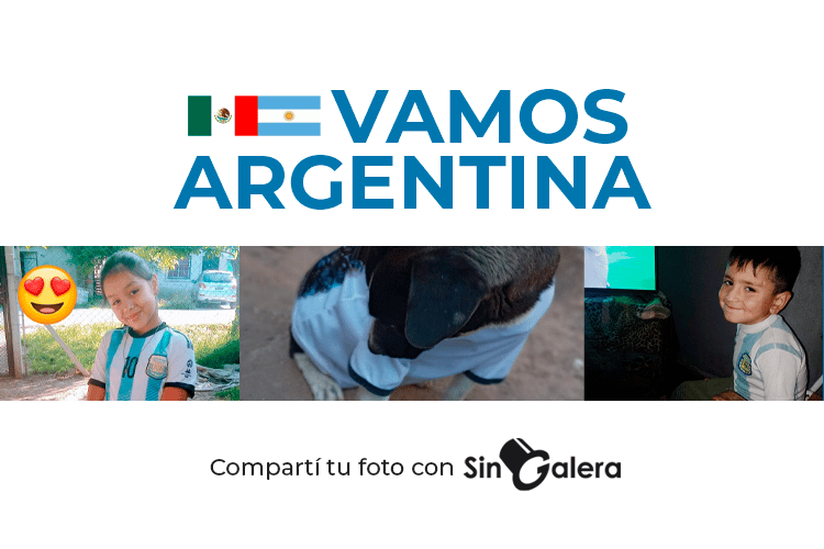 Argentina-México: mandá tu foto para alentar a la Selección