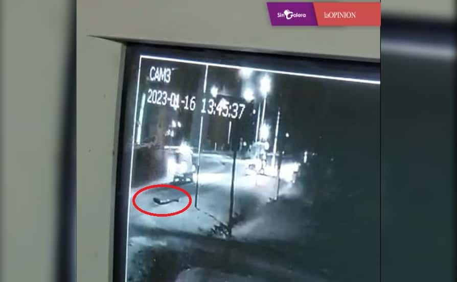 Robo de camiones: video muestra el momento en el que uno de los vehículos pierde una puerta en Río Tala