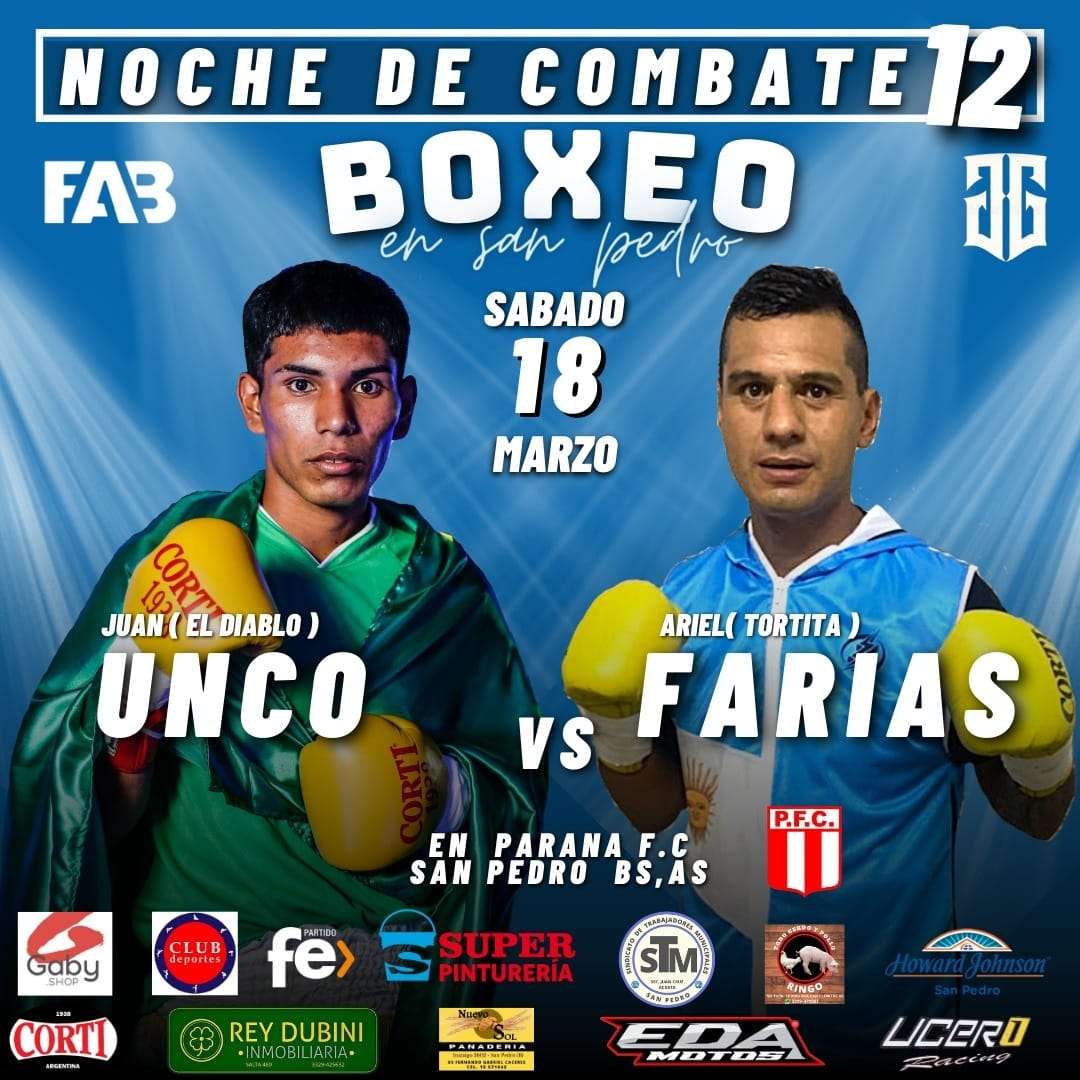 Boxeo: Noche de Combate 12 en Paraná