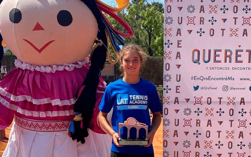 Tenis: Candela Vázquez se consagró campeona en México