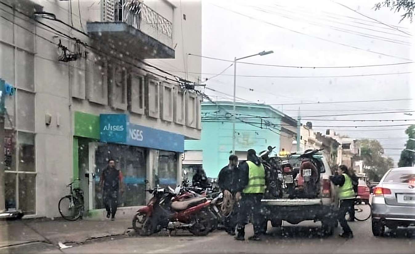 Polémica por el secuestro de motos en la zona del operativo de la Agencia Nacional de Discapacidad