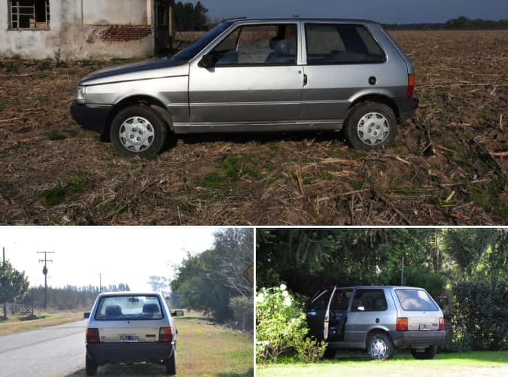 Recuperaron auto Fiat Uno robado en pleno centro