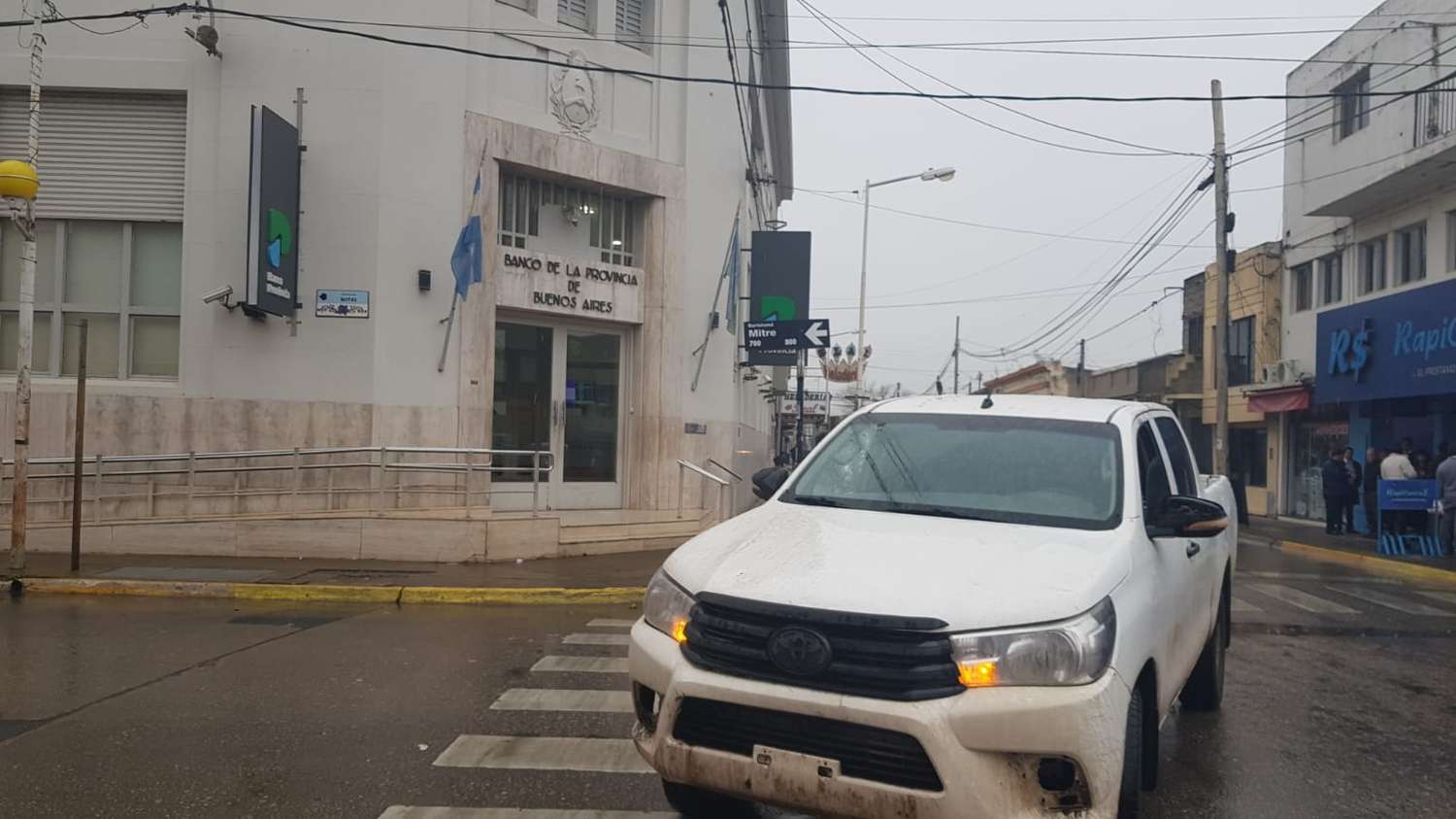 Amenaza de bomba en el Banco Provincia obligó a evacuar la sucursal San Pedro