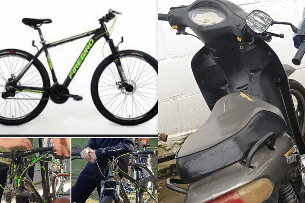 Ni hacer deporte se puede: una bicicleta robada en el estadio y una moto en Independencia