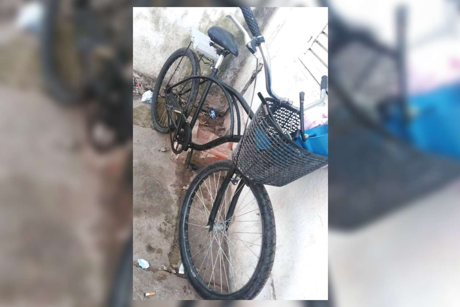 Llegaba a su casa y la asaltaron para robarle la bicicleta y la mochila
