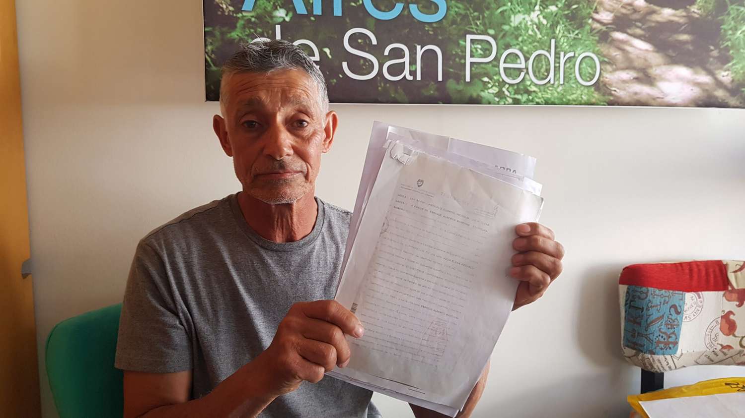 Denunció usurpación de un terreno en Gobernador Castro y aguarda respuestas de la Justicia