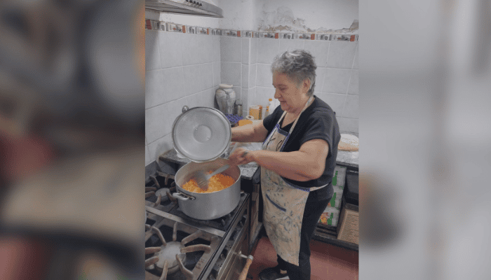 Elecciones 2023: Nora, la cocinera de La Buena Moza que “se puso la diez”