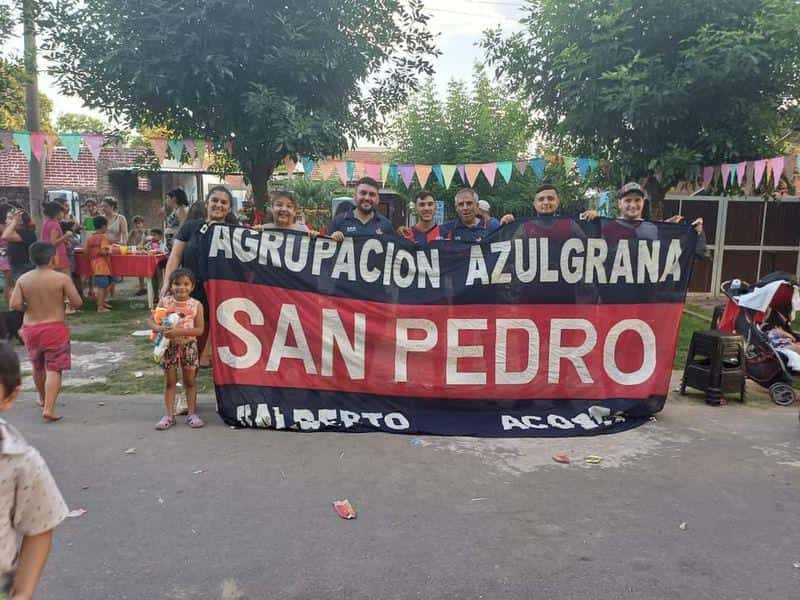 La peña de San Lorenzo cerró su 2023 con una campaña navideña