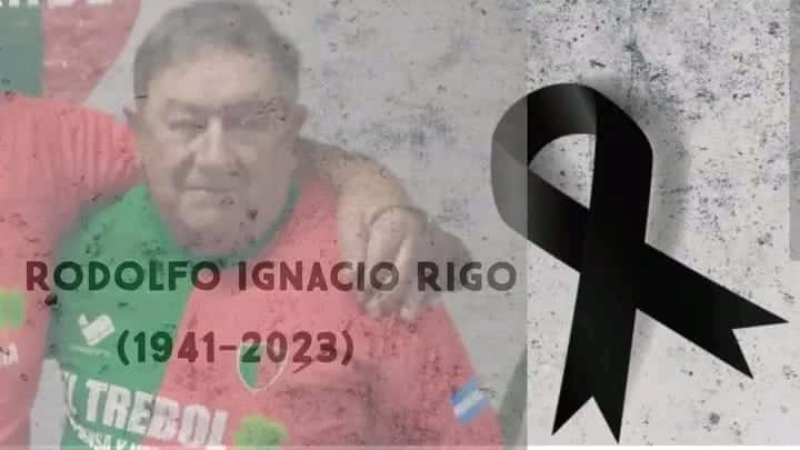 Falleció el fundador de Defensores Unidos, Rodolfo Rigo