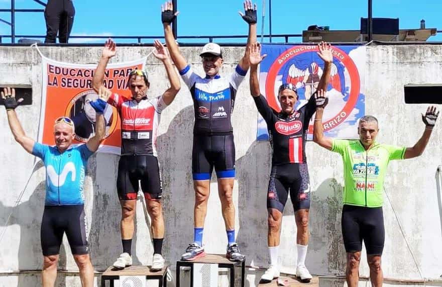 Ciclismo: Mario Garibaldi se subió al podio en Zárate