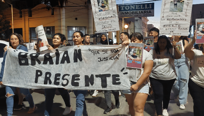 Caso Braian Sosa: familiares y amigos marcharon para pedir justicia
