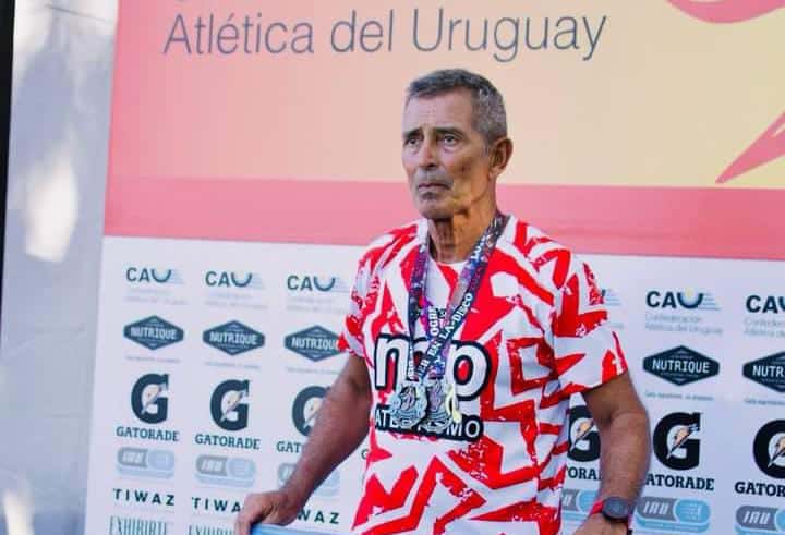 Atletismo: Mario Prado en lo más alto del podio en Uruguay