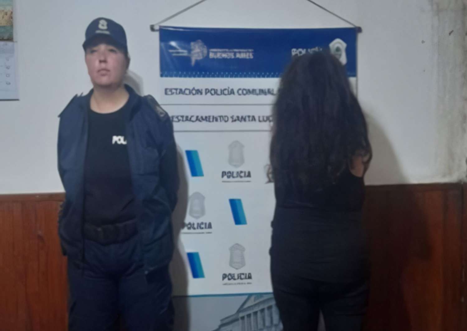 Santa Lucía: quedó detenida por ocasionar disturbios en la vía pública