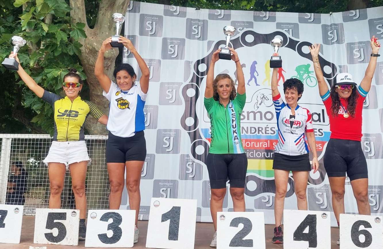 Rural Bike: Silvia Ojeda se subió al podio en San Andrés de Giles