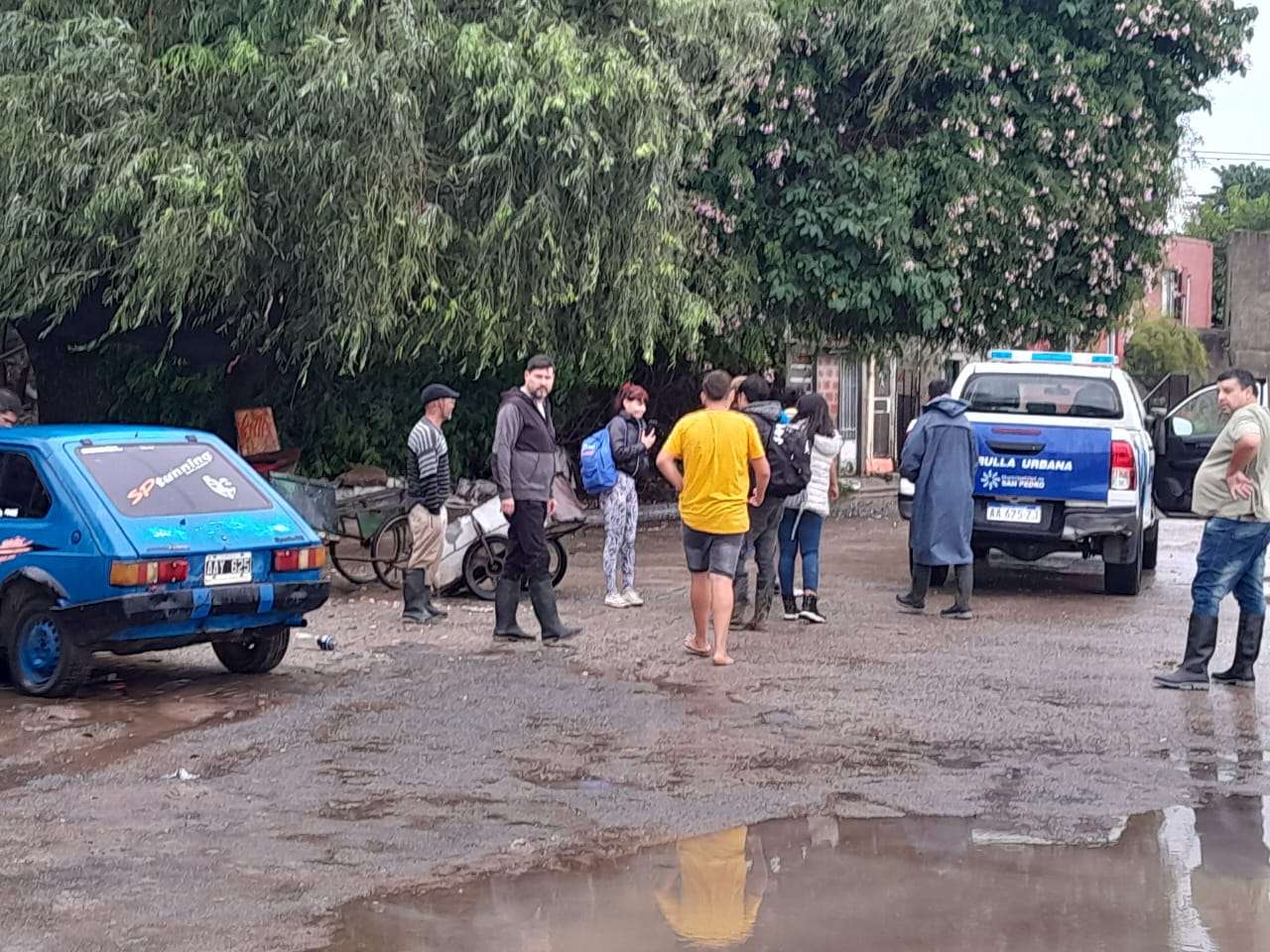 Temporal de lluvia: evacuaron a una familia de La Tosquera y evaluaban riesgo de barrancas en Las Canaletas