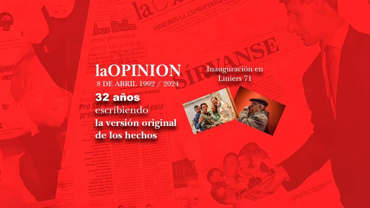 32 años de La Opinión: la inauguración de la redacción en calle Liniers