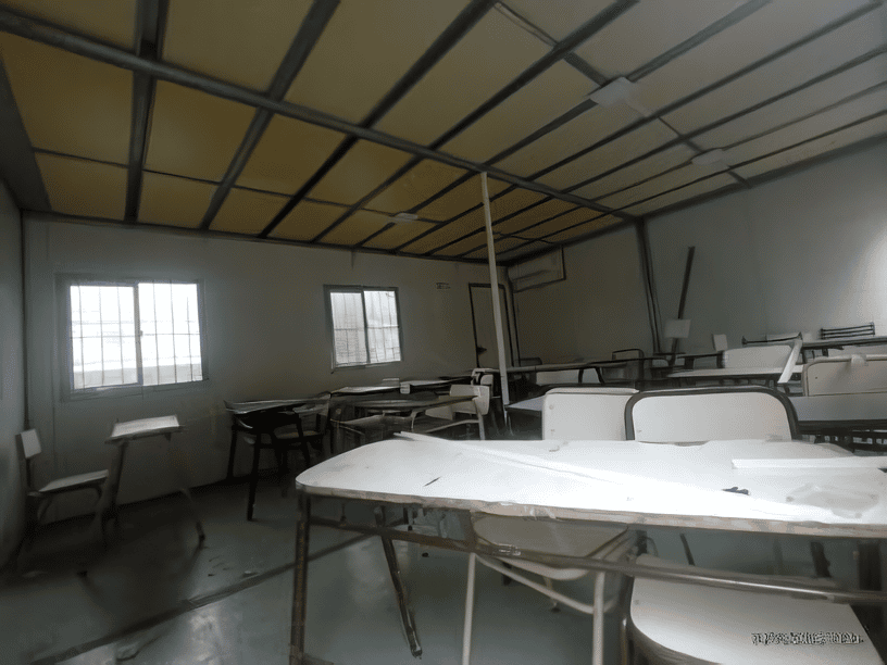 Vandalismo y destrozos en las aulas modulares de la escuela Normal