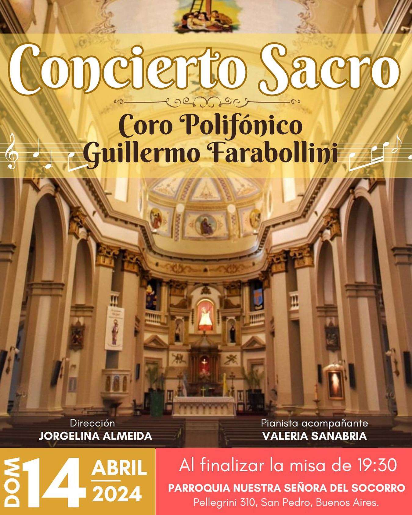 El Coro Polifónico Guillermo Farabollini prepara su primer concierto del año 2024
